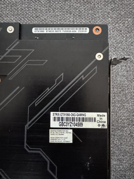 GTX 1060 6GB ASUS STRIX OC – Placă video