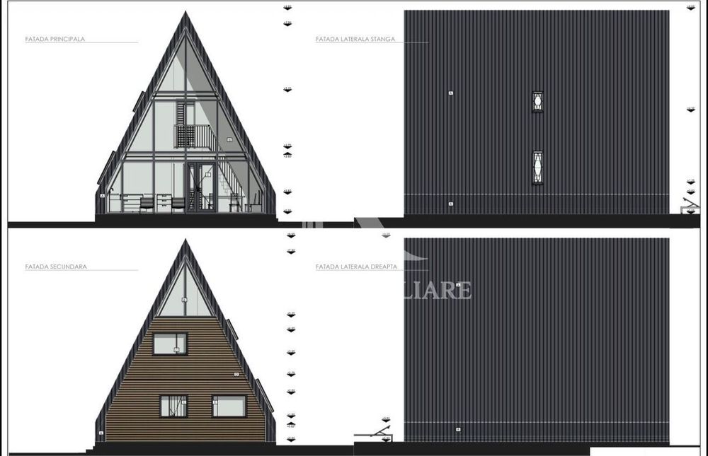 Structură A Frame modernă pentru case premium și Airbnb