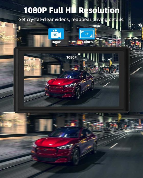 Видео регистратор - Dash Cam Kussla с 2GB SD карта подарък