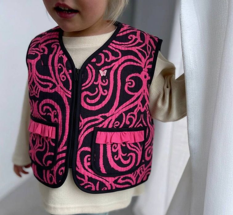 Детские жилетки на весну