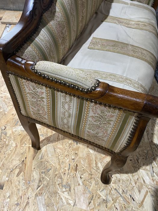 Canapea Banca Vintage Lemn Masiv Sculpturi