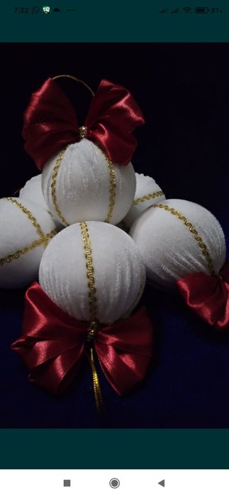 Игрушки для ёлки ручной работы