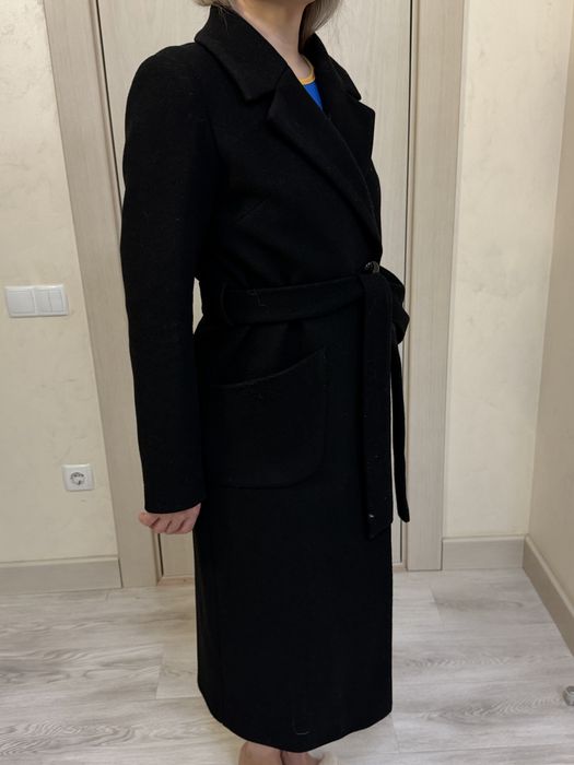 Пальто женское черное