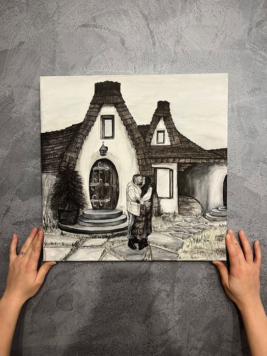 Portrete în creion si picturi pe pânză la comandă.