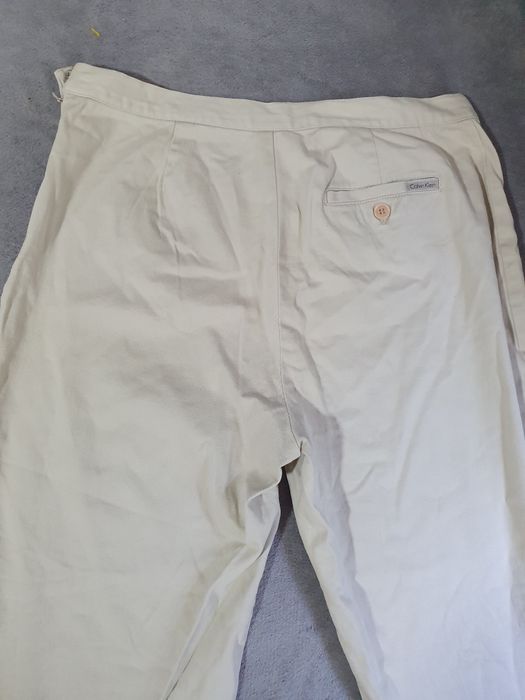 Pantaloni damă Calvin Klein Jeans – bej – mărimea 12 US / 42-44 EU