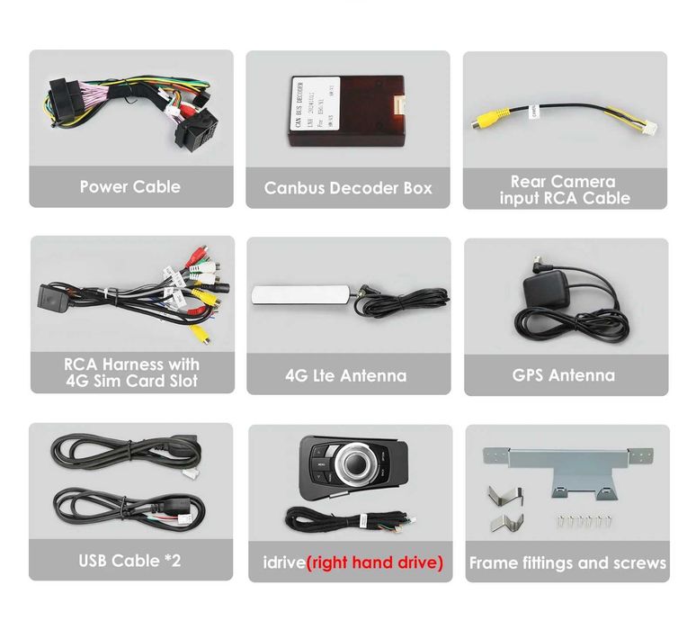 Мултимедия Android 14 за BMW 3 E90 E91 92 93 (05-13г) CARPLAY
