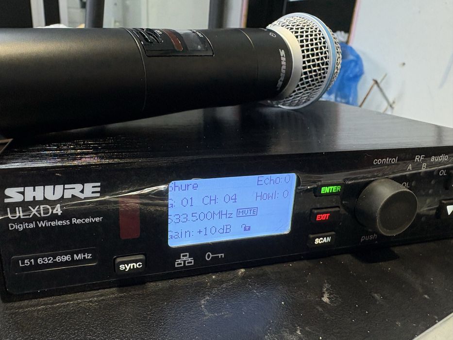 Microfon wireless Shure ULXD4 Beta 58