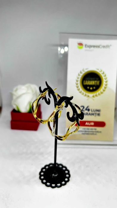 Cercei Aur 14K 4.48g (AG1 Alexandru B54357.8) - Garantie 2 ani!