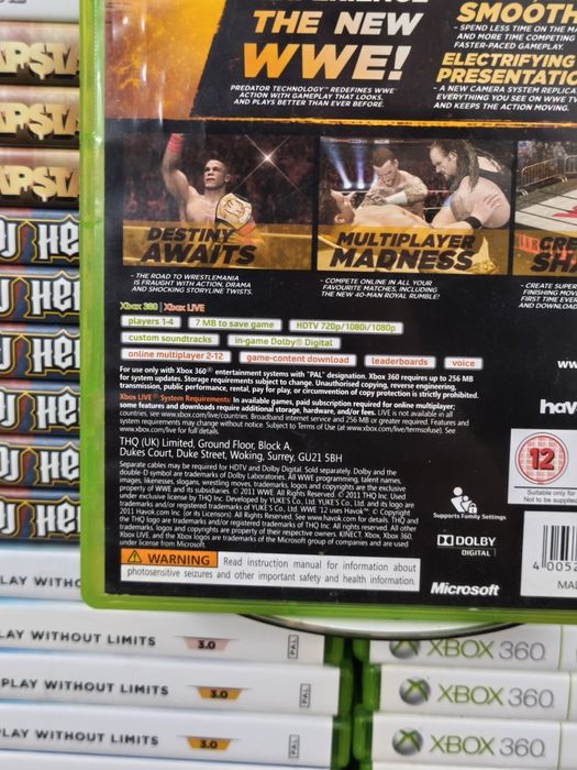 Joc/jocuri  W 12/ WWE 12 Xbox360 original