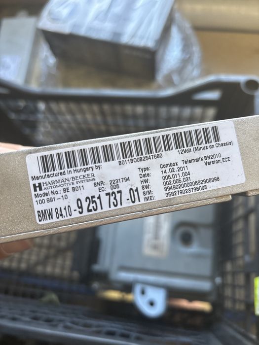Bluetooth модул за бмв ф10/ф11 bmw 520d f10/f11