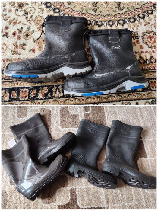 Сапоги рабочие резиновые с мехом и без