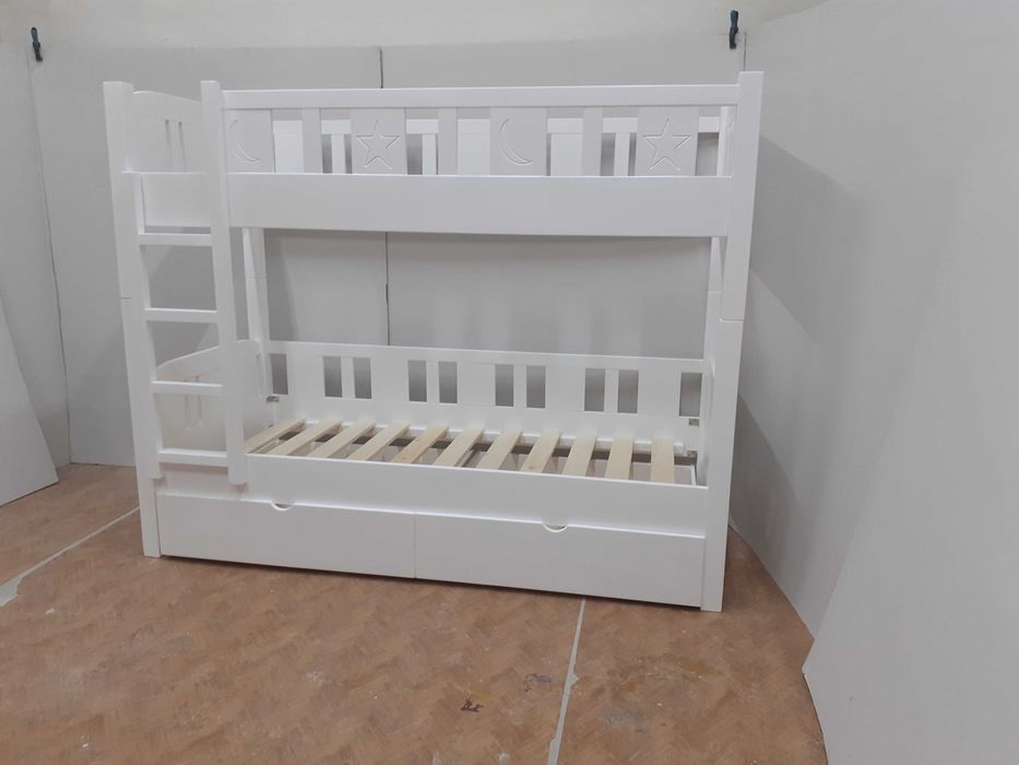 Pat etajat din lemn masiv cod 2025