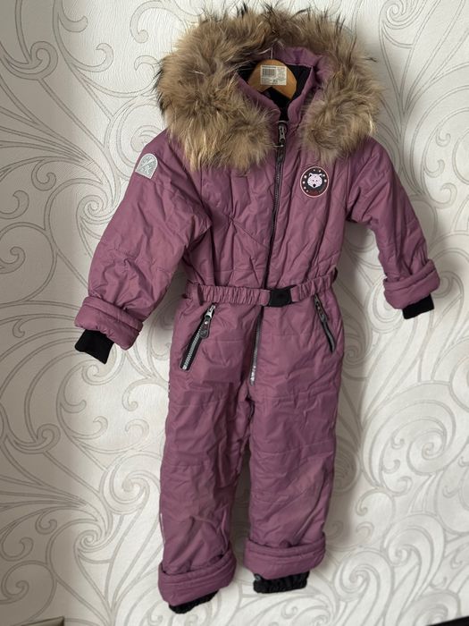 Комбенизон зимний теплый изософт для девочек