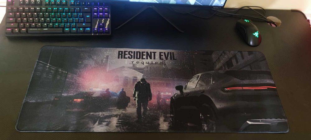 Resident Evil Requiem Mousepad Leon S. Kennedy x Porsche