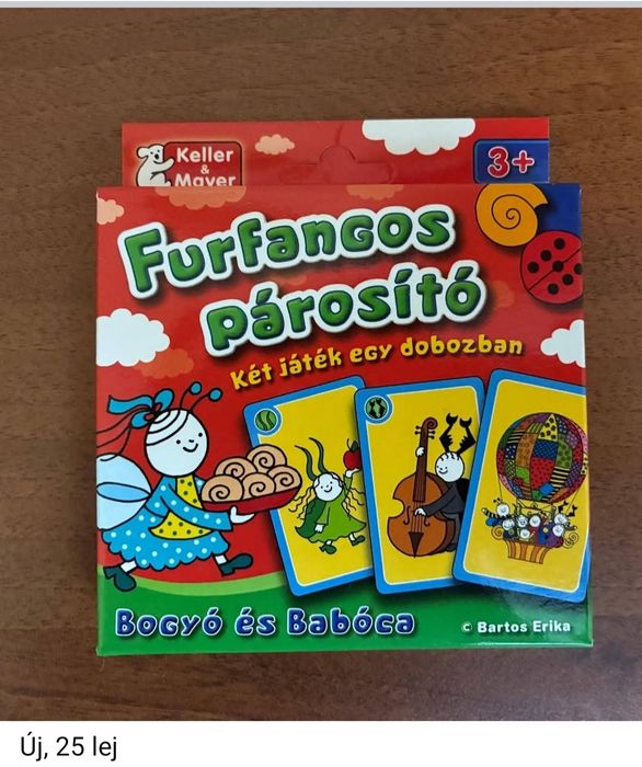 Carte puzzle copii + 3 carti de joc