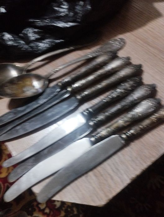 Мельхиор набор старинный