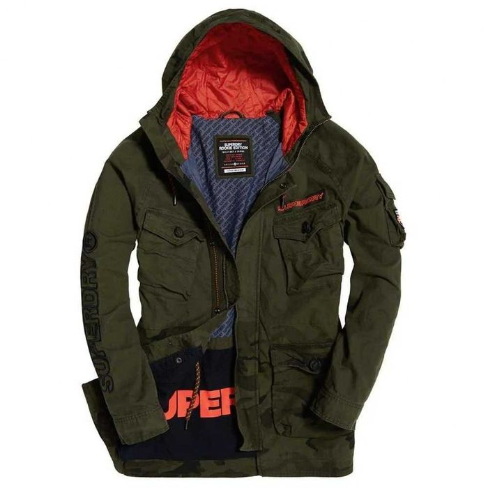 Мужская парка Superdry Mixed Rookie Parka (Размер XL)
