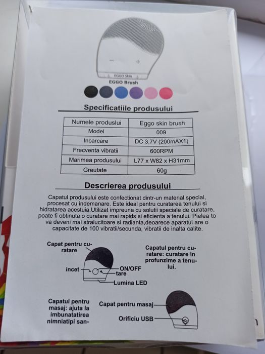 Perie noua pt curățare faciala