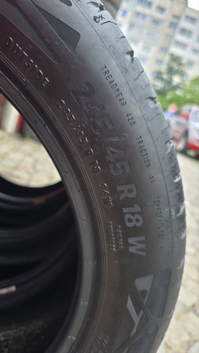 Летни гуми 245 45 18 4бр Continental sport contact7