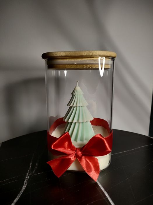 Lumânări din ceară de soia.