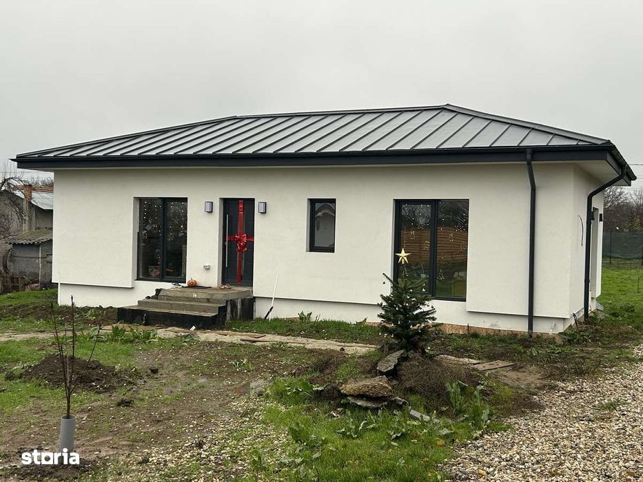 Casă nouă 3 cam 2 băi 1912 mp Pădurea Parcul Natural Comana particular