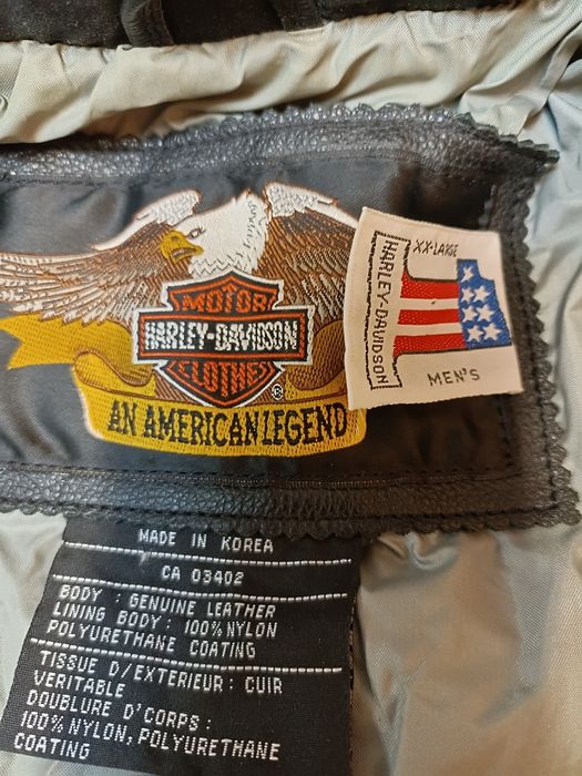 Geaca și pantaloni piele Harley Davidson