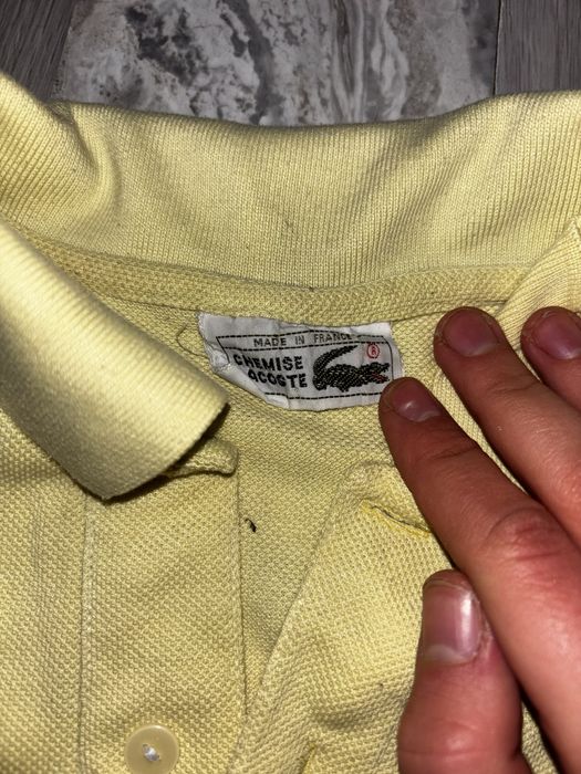 Tricou Lacoste galben