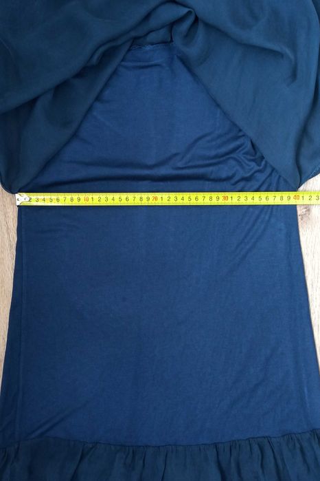 Rochie plisata cu matase naturala