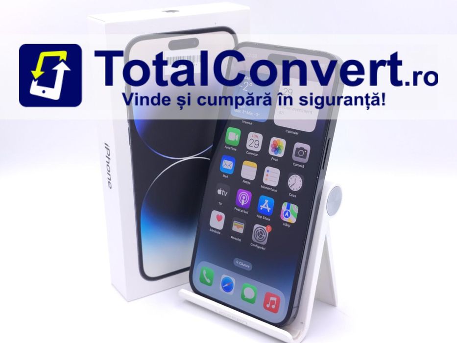 Apple iPhone 14 Pro Max 256GB Space Black, Garantie 24 luni | #D89848