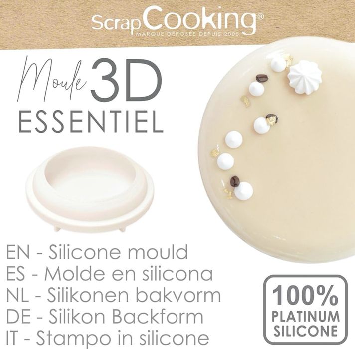 ScrapCooking - Formă rotundă pentru deserturi "Essential"