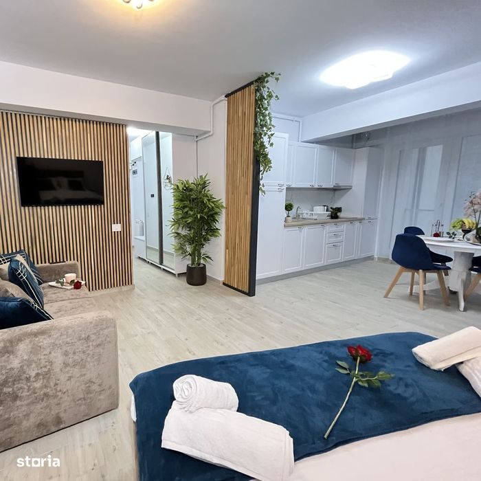 Studio XXL de vânzare în Mamaia Nord – mobilat lux, parcare proprie