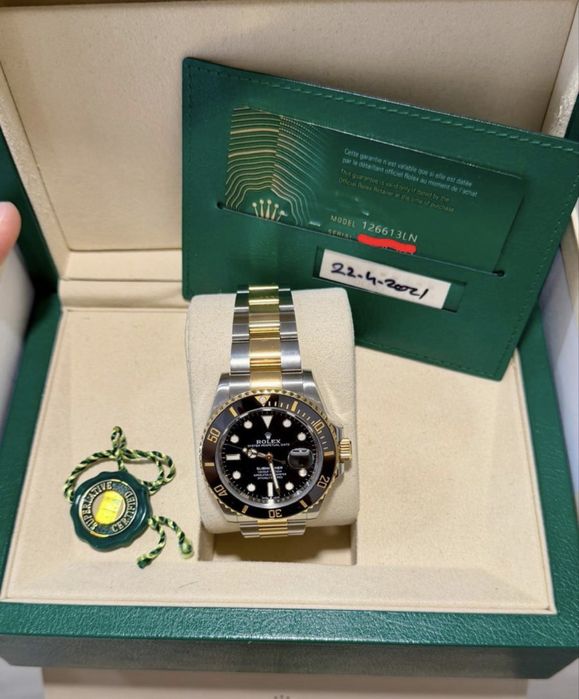 Rolex Submariner 41mm Aur/otel full set