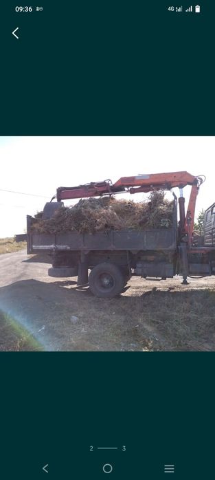 Вывоз мусора , грейфер самогруз .