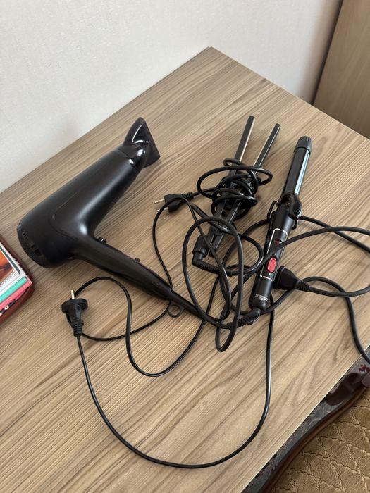 Фен, утюжок для волос и плойка