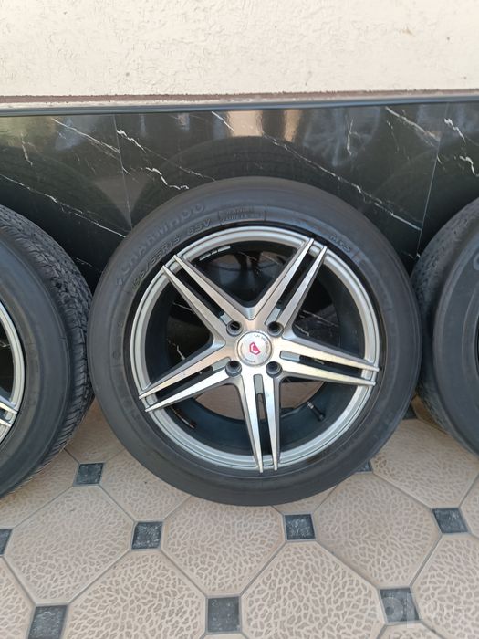 Vossen Diska Balon 195 55 R15 Holati Yaxshi Skitkada