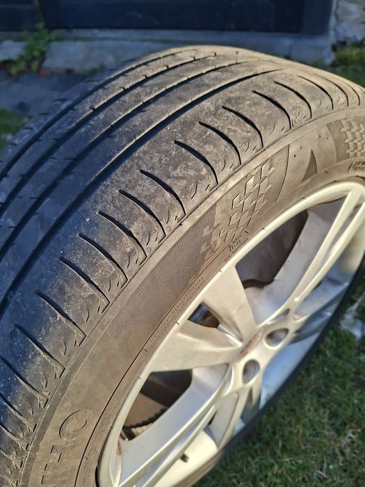 Vând sau schimb set jante+anvelope vară 215/45 R16–seat ibiza ,vw Polo