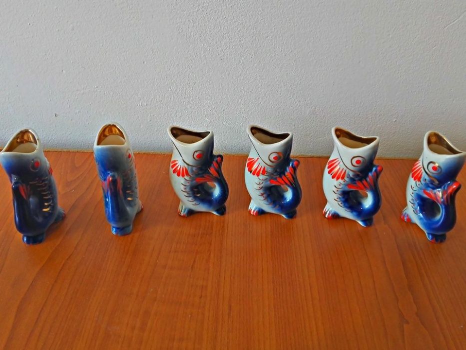 2 Seturi/ modele cesti-peşte,vechi tuica-ptr colectionari