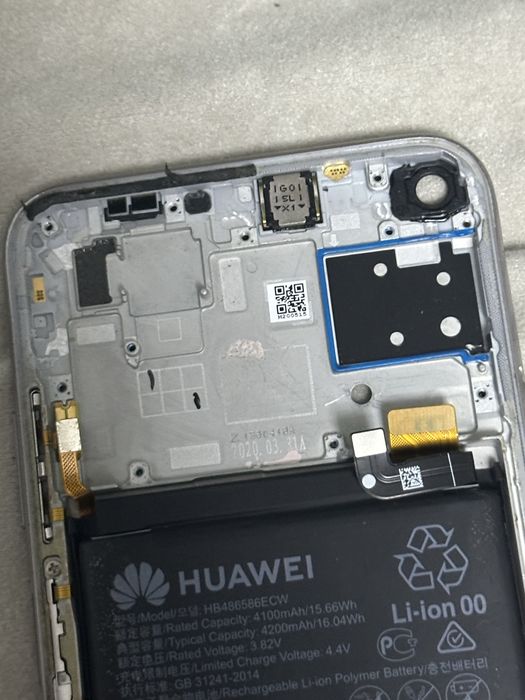 Huawei p40 lite cititor de amprente și baterie