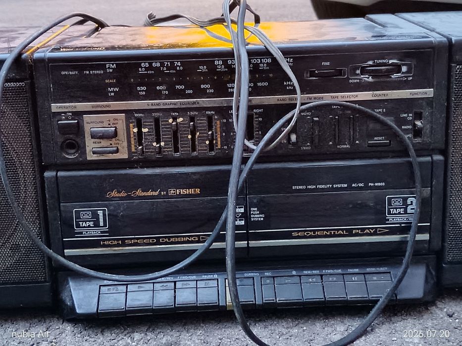 Radio casetofon Fisher model Ph-w803rlo