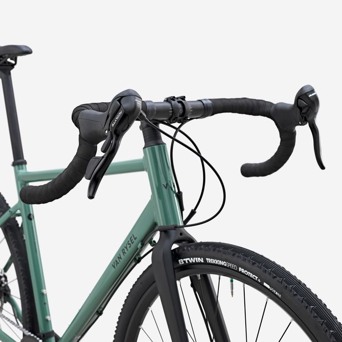 Bicicletă gravel Microshift Acolyte 1x8v, - produs resigilat Decathlon