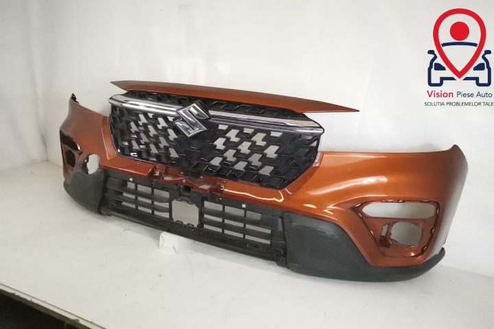 Предна броня Оригинал Със Сензори Централна Решетка Престилка И Емблем