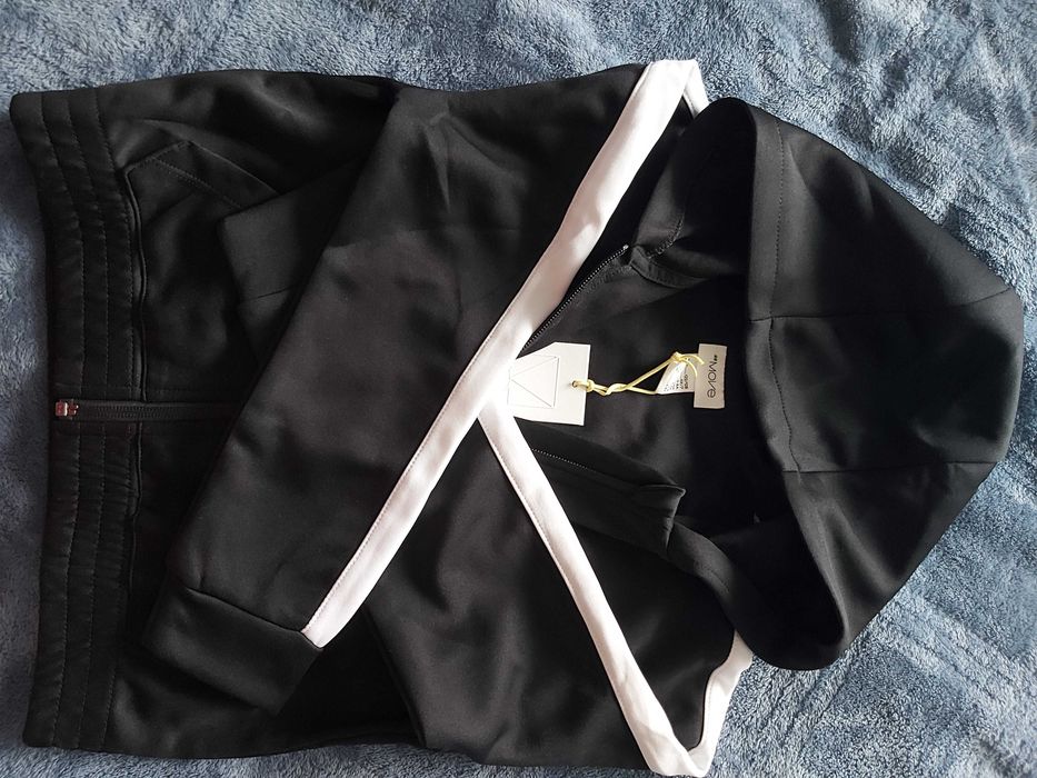 Bluza de trening neagra fetițe