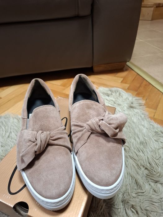 Mocasini piele intoarsa marime 38