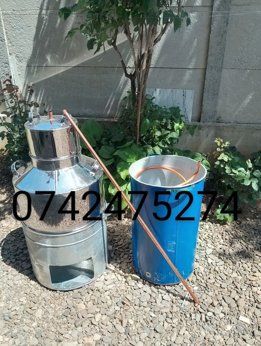 Cazan pt Țuică din Inox,75&135 l+Accesorii