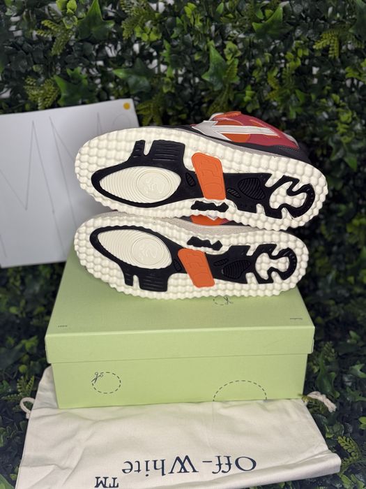 Adidasi/Sneakers Off-White SPONGE Red Black White | dustbag | MM2