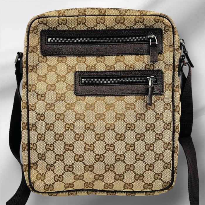 Gucci GG Canvas Shoulder Bag мъжка чанта за през рамо