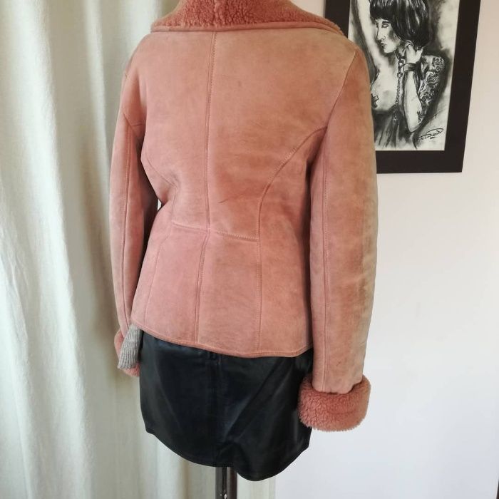 Cojoc /cojocel dama,scurt blana naturală