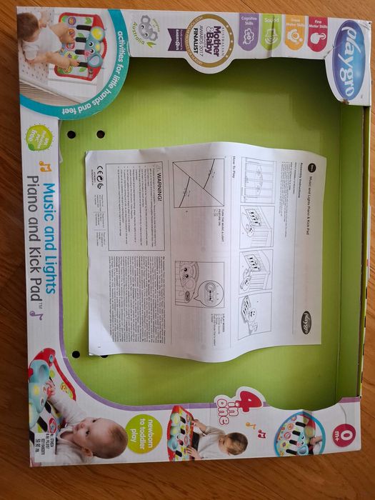 Музикално пиано със светлини Play Gro за ръце и крачета 4 в 1