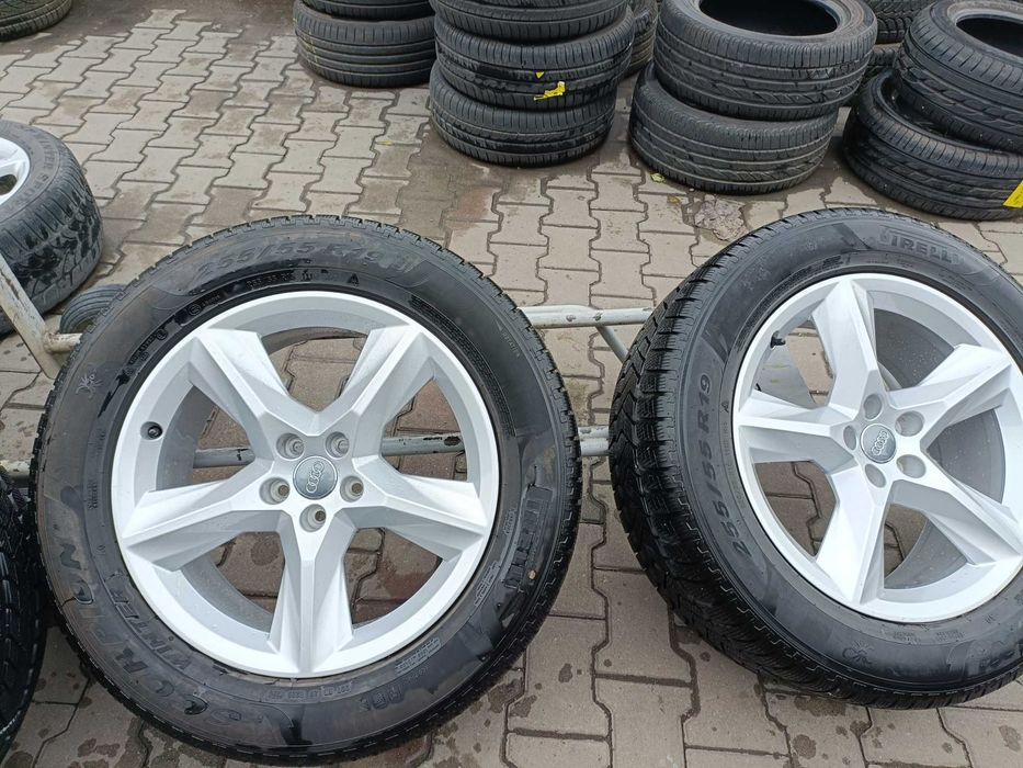 Jante Audi Q7 Vw  Touareg Anvelope iarna Pirelli 255 55 19