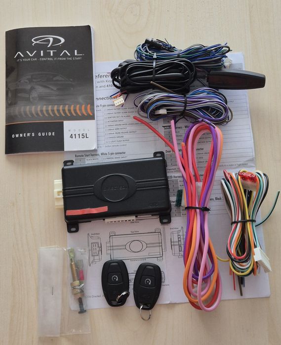 Pornire masina din telecomanda Avital 4115L